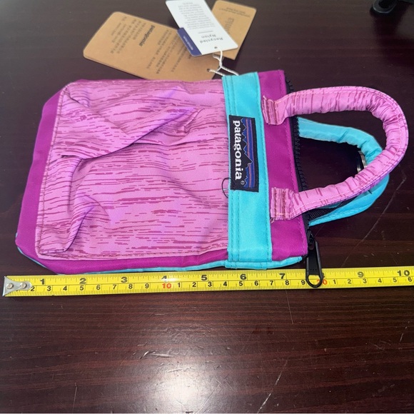 Patagonia Pink Blue Small Gear Crossbody Bag handles and strap New with tags - Picture 8 of 8